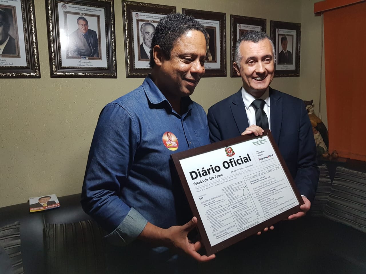 ACAAPESP a Casa do Assessor Político recebe o Deputado Federal Orlando Silva